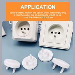 Electrical Socket Safety Covers for Kids (pack of 8) – Image 4
