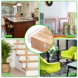 Silicone Furniture Corner & Edge Guard – L Shape (pack of 5) – Image 1