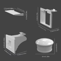 Hidden Magnetic Cabinet & Drawer Locks (set of 4 locks + key) – Image 6