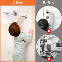 Multi-Purpose Lever, Window & Cabinet Lock – White (1 piece) – Image 5